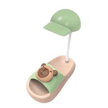 Капибара тематична USB бюро лампа и нощна светлина — 220V, PVC абажур и държач, бутонен превключвател, възможност за персонализиран логотип, китайски стил