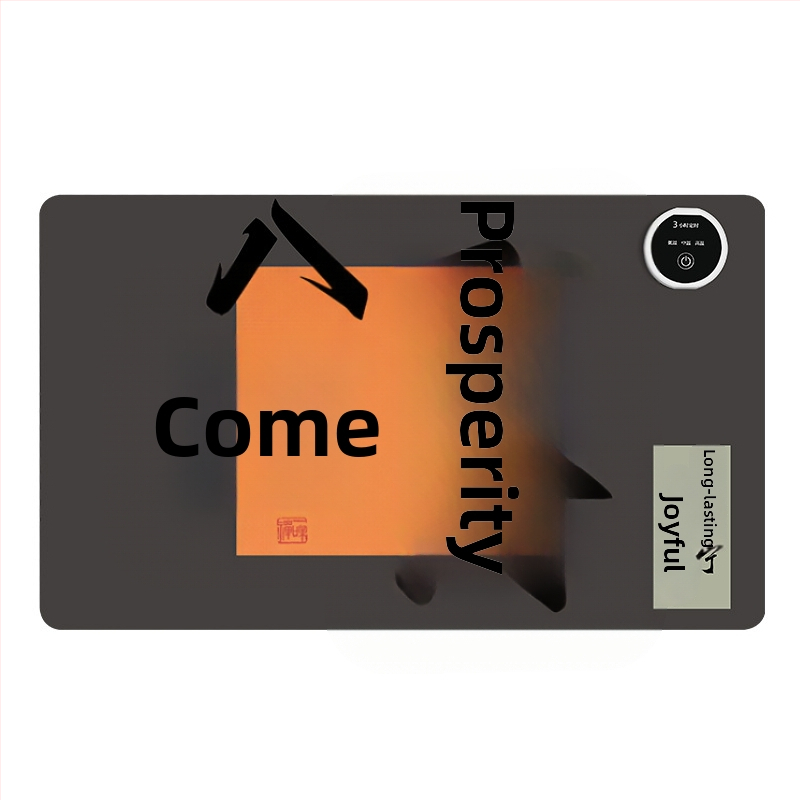 Θέρμαντικό πάτο ποδιών για γραφείο – κάτω από το τραπέζι, συνδεόμενο σε πηγή ρεύματος, 220V, 70W, 3 επίπεδα θερμοκρασίας, PU δέρμα