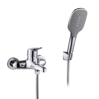 Σετ ντους από χαλκό με κρυφή βαλβίδα ανάμιξης τοίχου, ντους βροχής, εύρος θερμοκρασίας 0-90°C, πίεση 1.0-1.5 MPa