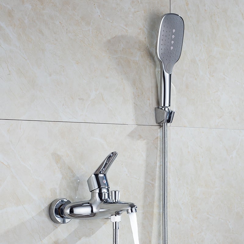 Σετ ντους από χαλκό με κρυφή βαλβίδα ανάμιξης τοίχου, ντους βροχής, εύρος θερμοκρασίας 0-90°C, πίεση 1.0-1.5 MPa