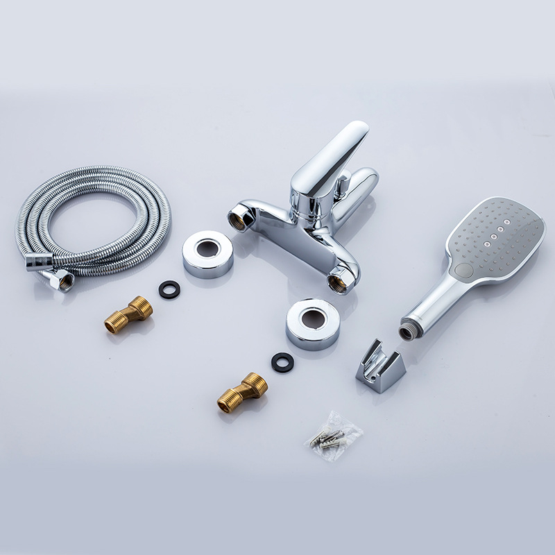 Σετ ντους από χαλκό με κρυφή βαλβίδα ανάμιξης τοίχου, ντους βροχής, εύρος θερμοκρασίας 0-90°C, πίεση 1.0-1.5 MPa