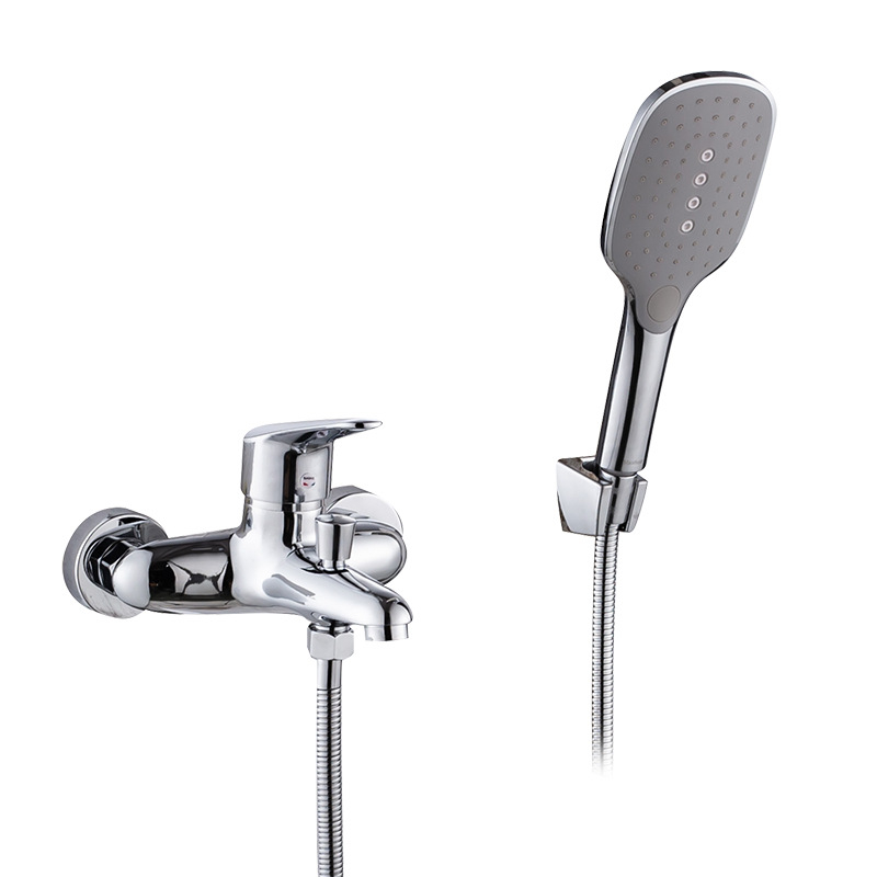 Σετ ντους από χαλκό με κρυφή βαλβίδα ανάμιξης τοίχου, ντους βροχής, εύρος θερμοκρασίας 0-90°C, πίεση 1.0-1.5 MPa