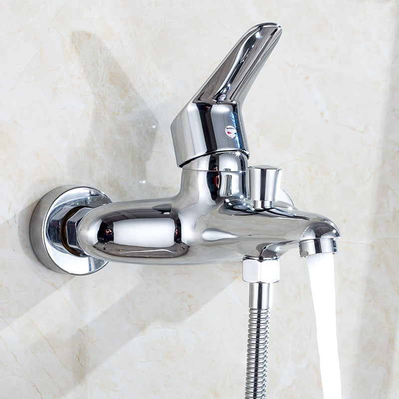 Σετ ντους από χαλκό με κρυφή βαλβίδα ανάμιξης τοίχου, ντους βροχής, εύρος θερμοκρασίας 0-90°C, πίεση 1.0-1.5 MPa