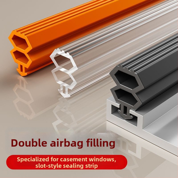 Bandă etanșare pentru ferestre din PVC și ferestre din aluminiu cu întrerupător termic; etanșare împotriva vântului și a curenților de aer iarna