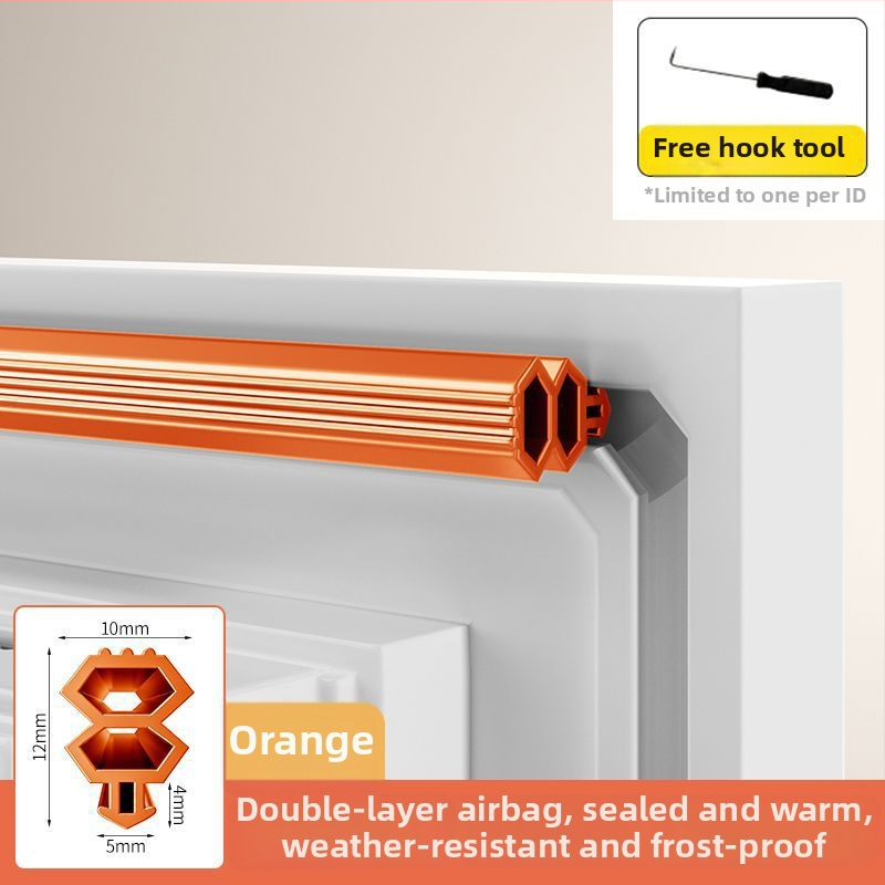 Bandă etanșare pentru ferestre din PVC și ferestre din aluminiu cu întrerupător termic; etanșare împotriva vântului și a curenților de aer iarna