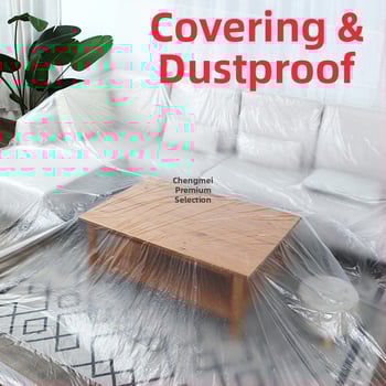 Еднократна прахозащитна фолио за мебели, тънък филм за защита, код на продукта sqt-0606, Материал: Друг, Марка: Без марка