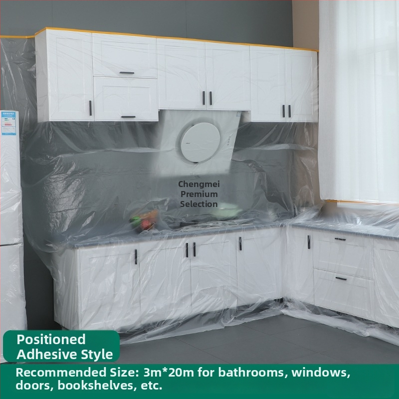 Еднократна прахозащитна фолио за мебели, тънък филм за защита, код на продукта sqt-0606, Материал: Друг, Марка: Без марка