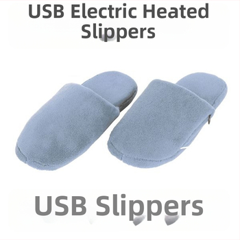 USB grijane papuče za dom, unisex, električno grijanje stopala