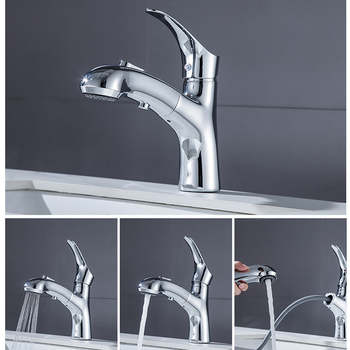 Réz anyagú behúzható mosdócsaptele, modell V3338, kerámiapatron, működési hőmérséklet 0–90°C, névleges nyomás 1,0 MPa