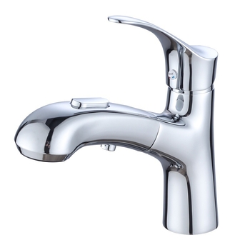 Réz anyagú behúzható mosdócsaptele, modell V3338, kerámiapatron, működési hőmérséklet 0–90°C, névleges nyomás 1,0 MPa