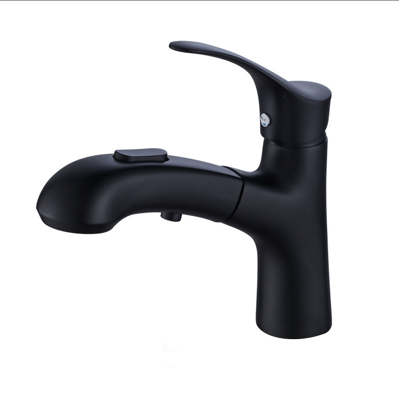 Réz anyagú behúzható mosdócsaptele, modell V3338, kerámiapatron, működési hőmérséklet 0–90°C, névleges nyomás 1,0 MPa