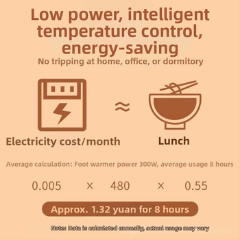 Θερμαντήρας ποδιών από μασίφ ξύλο, μηχανική λειτουργία, 220V, 300W, ρύθμιση με περιστροφικό διακόπτη