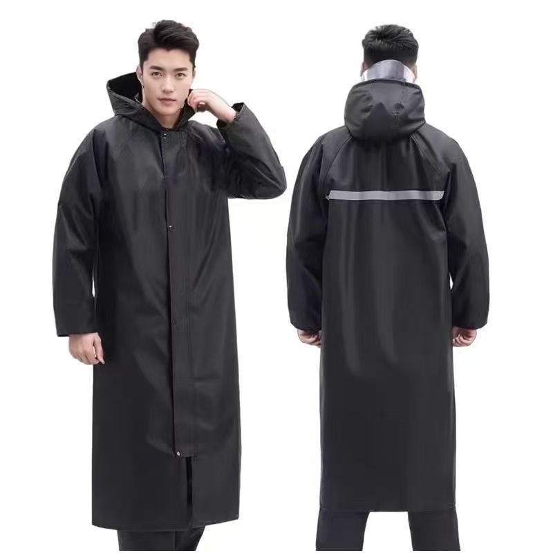 Felnőtt esőponcsó - vastag Oxford anyag, PVC vízálló réteg, teljes testet befedő egy darabból álló kültéri esőruha