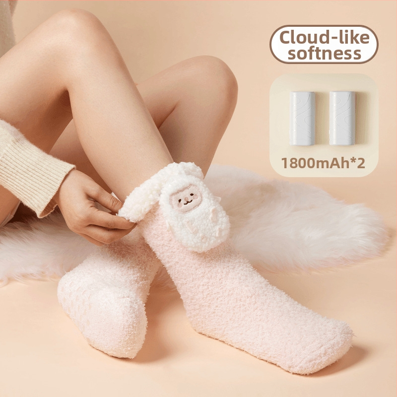 Κάλτσες Θέρμανσης Ποδιού USB, Μοντέλο SW005, 3.7V, 1.85W, 139g