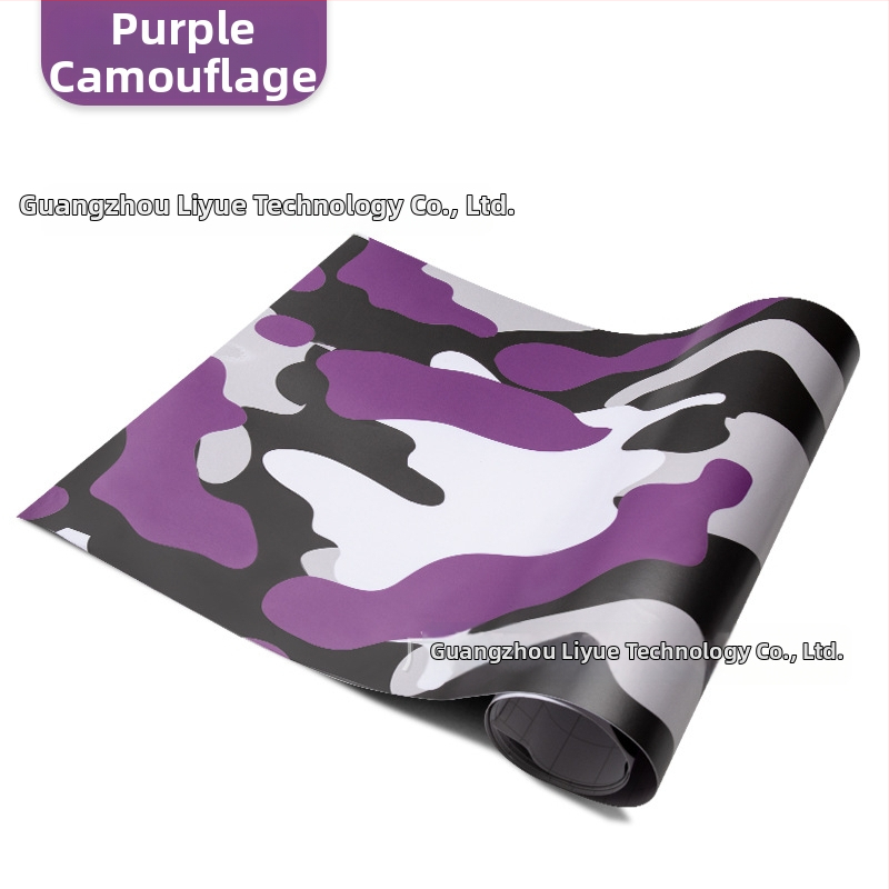 Autó karosszériájának matricája kamufláž mintával; Anyag: matrica; Egyedi feldolgozás: igen; Telepítés: ragasztással