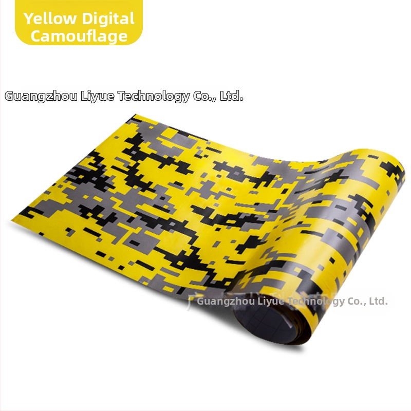 Autó karosszériájának matricája kamufláž mintával; Anyag: matrica; Egyedi feldolgozás: igen; Telepítés: ragasztással