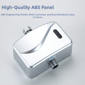 Valvă de spălare pentru pisuar cu senzor infraroșu – montaj dual (față și ascuns) pentru toalete publice, model XBGY1, alimentare AC/DC, presiune normală a apei, spălare de 10 s, corp ABS