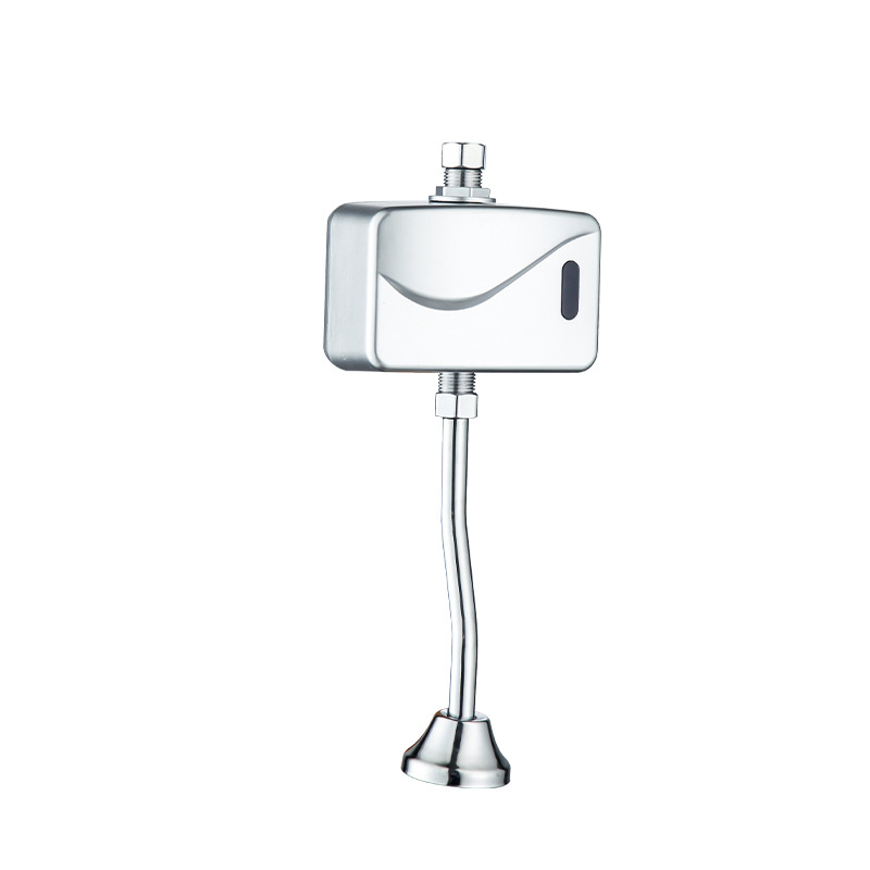 Valvă de spălare pentru pisuar cu senzor infraroșu – montaj dual (față și ascuns) pentru toalete publice, model XBGY1, alimentare AC/DC, presiune normală a apei, spălare de 10 s, corp ABS