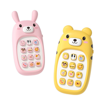 Crtić-telefon za bebe, dvojezično učenje, žvačkanje, višenamjenski glazbeni telefon, edukativna igračka