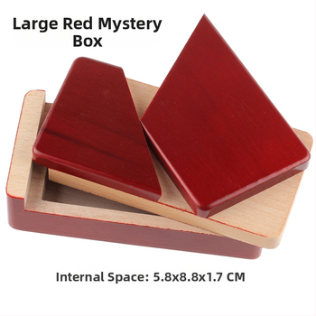 Drevená Kongming/Luban zámková krabička – puzzle na otvorenie, DIY, pre 7–14 rokov