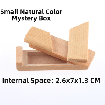 Drevená Kongming/Luban zámková krabička – puzzle na otvorenie, DIY, pre 7–14 rokov