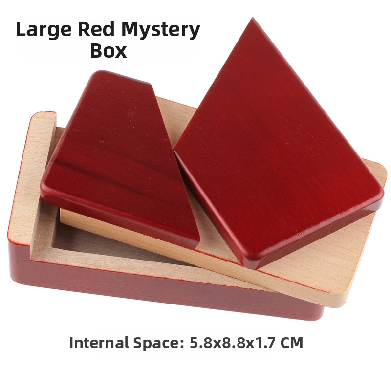 Drevená Kongming/Luban zámková krabička – puzzle na otvorenie, DIY, pre 7–14 rokov