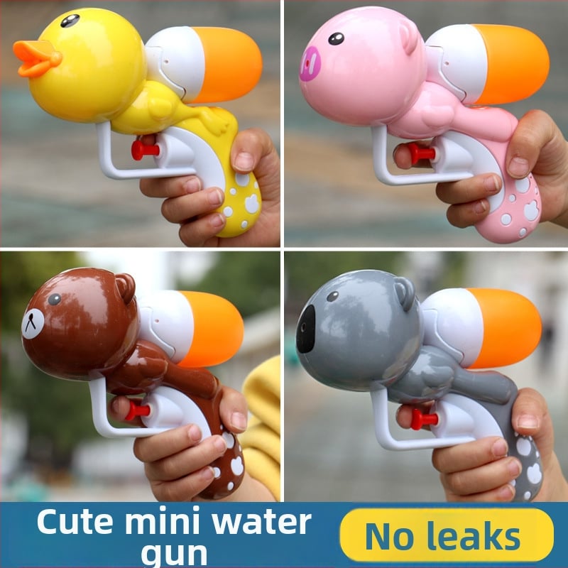 Детска водна пушка-играчка с форма на патица, ABS материал, ръчно-помпена, подходяща за деца 7–14 години