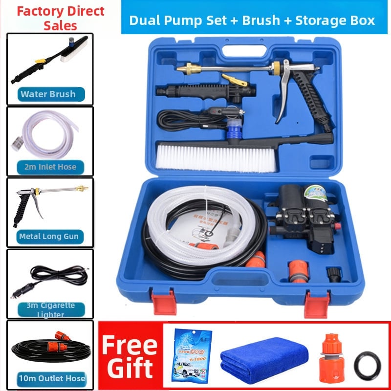 Mașină de spălat auto cu presiune înaltă, motor de inducție, 120 W, 220 V, furtun 10–20 m, presiune maximă 1 MPa