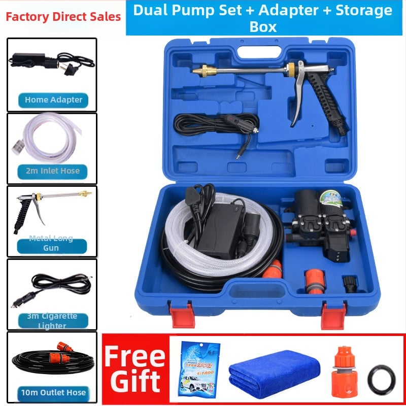 Mașină de spălat auto cu presiune înaltă, motor de inducție, 120 W, 220 V, furtun 10–20 m, presiune maximă 1 MPa