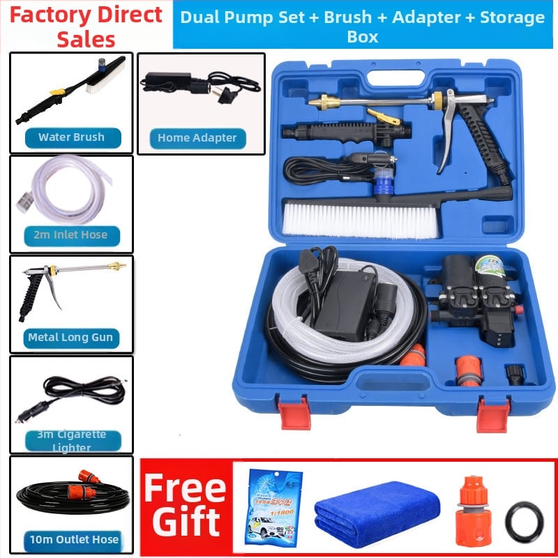 Mașină de spălat auto cu presiune înaltă, motor de inducție, 120 W, 220 V, furtun 10–20 m, presiune maximă 1 MPa