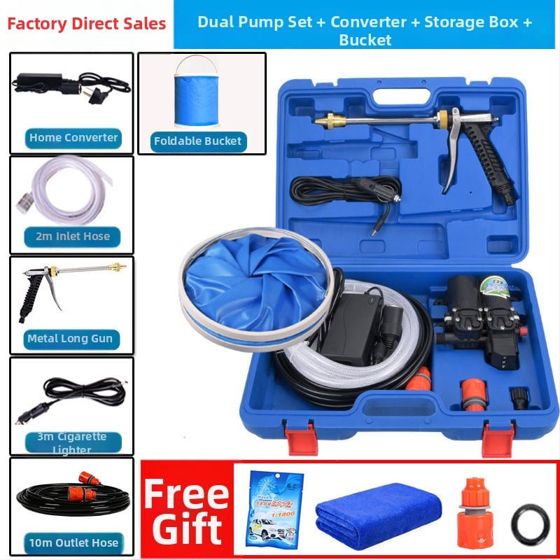 Mașină de spălat auto cu presiune înaltă, motor de inducție, 120 W, 220 V, furtun 10–20 m, presiune maximă 1 MPa