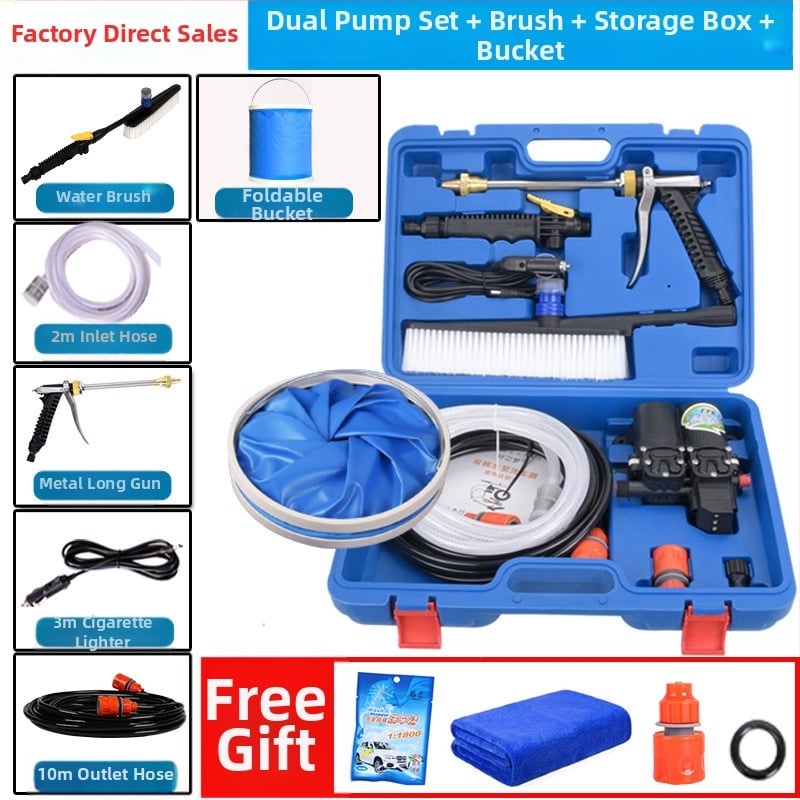 Mașină de spălat auto cu presiune înaltă, motor de inducție, 120 W, 220 V, furtun 10–20 m, presiune maximă 1 MPa