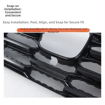 CR-V 23-24 Мрежа против насекоми за радиаторна решетка, монтаж със щипки, защита на водния резервоар, аксесоар за външен вид