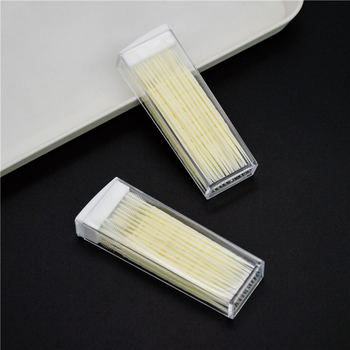 Διαδοντική οδοντόβουρτσα, διπλής κεφαλής με λεπτές τρίχες, 110 τεμάχια σε κουτί, για ενήλικες, ορθοδοντική φροντίδα