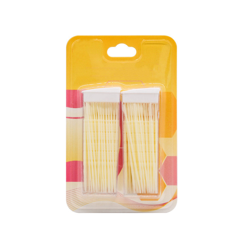 Διαδοντική οδοντόβουρτσα, διπλής κεφαλής με λεπτές τρίχες, 110 τεμάχια σε κουτί, για ενήλικες, ορθοδοντική φροντίδα