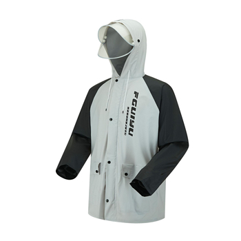 Σετ ενδυμάτων βροχής για ενήλικες: Διαχωρισμένος μπουφάν βροχής για διανομέα, Unisex πλήρους σώματος poncho, ύφασμα PVC με αδιάβροχο στρώμα κόλλας PVC, παχύ υλικό, δυνατότητα εξατομίκευσης λογότυπου