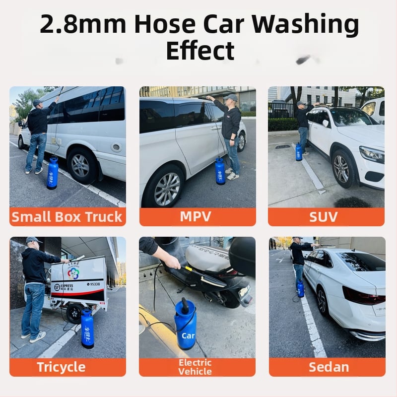 Mașină de spălat auto manuală — spumă cu presiune înaltă, portabil (manual, presiune înaltă, spumă, portabil, pistol de apă)