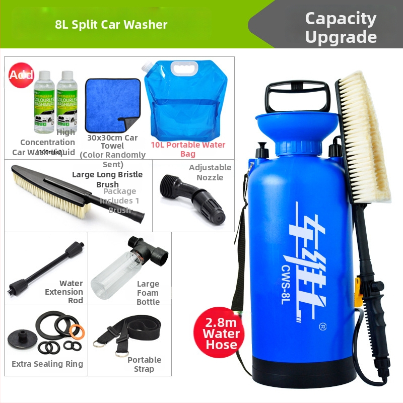 Mașină de spălat auto manuală — spumă cu presiune înaltă, portabil (manual, presiune înaltă, spumă, portabil, pistol de apă)