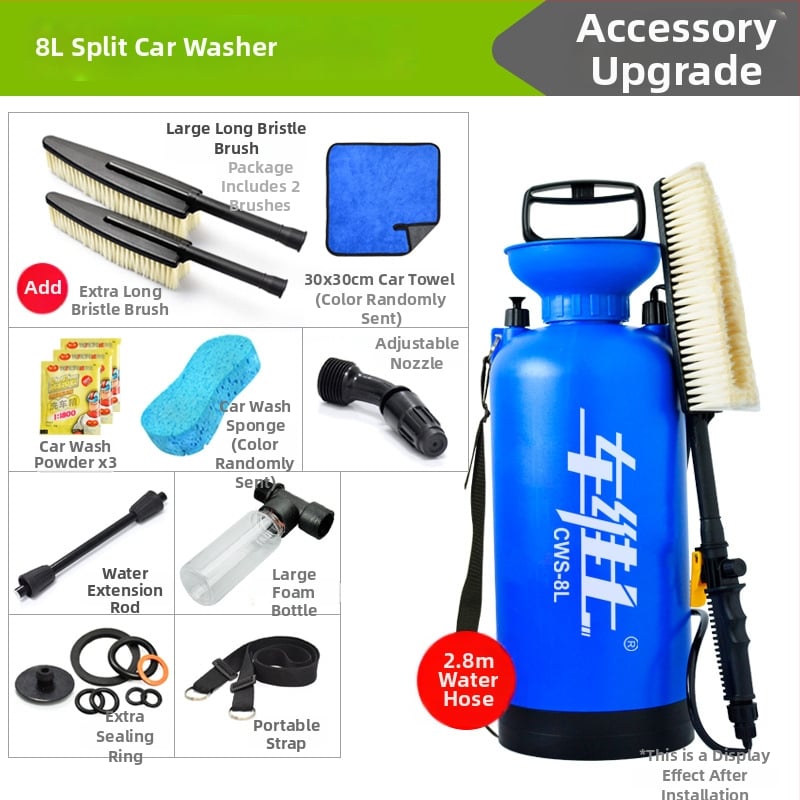 Mașină de spălat auto manuală — spumă cu presiune înaltă, portabil (manual, presiune înaltă, spumă, portabil, pistol de apă)