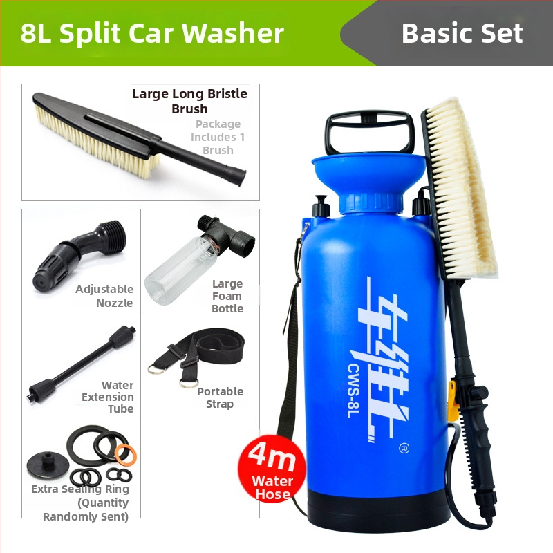 Mașină de spălat auto manuală — spumă cu presiune înaltă, portabil (manual, presiune înaltă, spumă, portabil, pistol de apă)