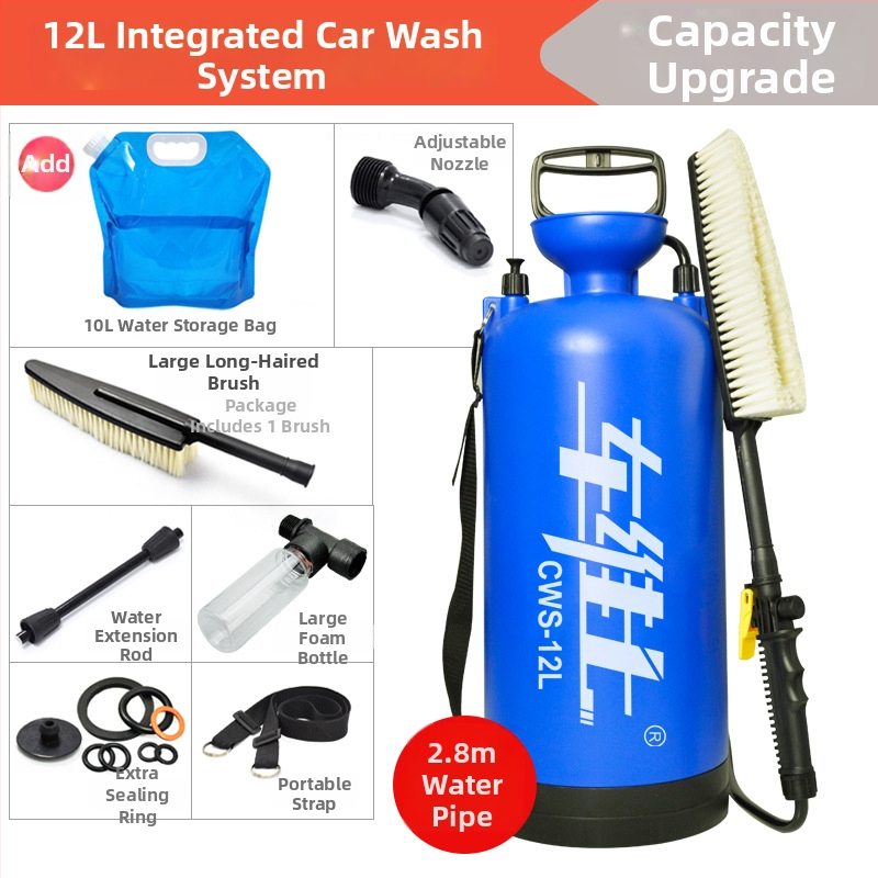 Mașină de spălat auto manuală — spumă cu presiune înaltă, portabil (manual, presiune înaltă, spumă, portabil, pistol de apă)