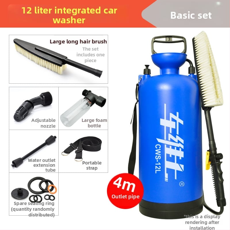 Mașină de spălat auto manuală — spumă cu presiune înaltă, portabil (manual, presiune înaltă, spumă, portabil, pistol de apă)