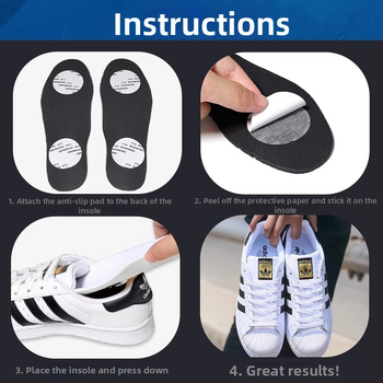 Uložak za cipele s protuskliznim fiksiranjem, samoljepljiva dvostrana podloga, univerzalno za muškarce, žene i djecu, sve sezone, Materijal: pamuk-papir ulje ljepilo