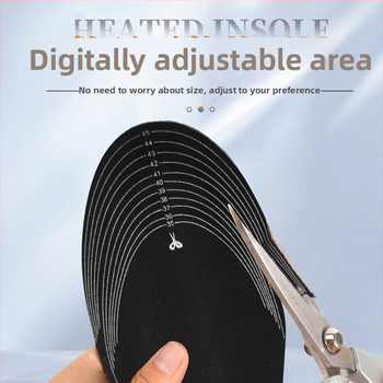 Електрически отопляващи EVA стелки за обувки, цялостна стелка, с възможност за рязане, унисекс, персонализируеми