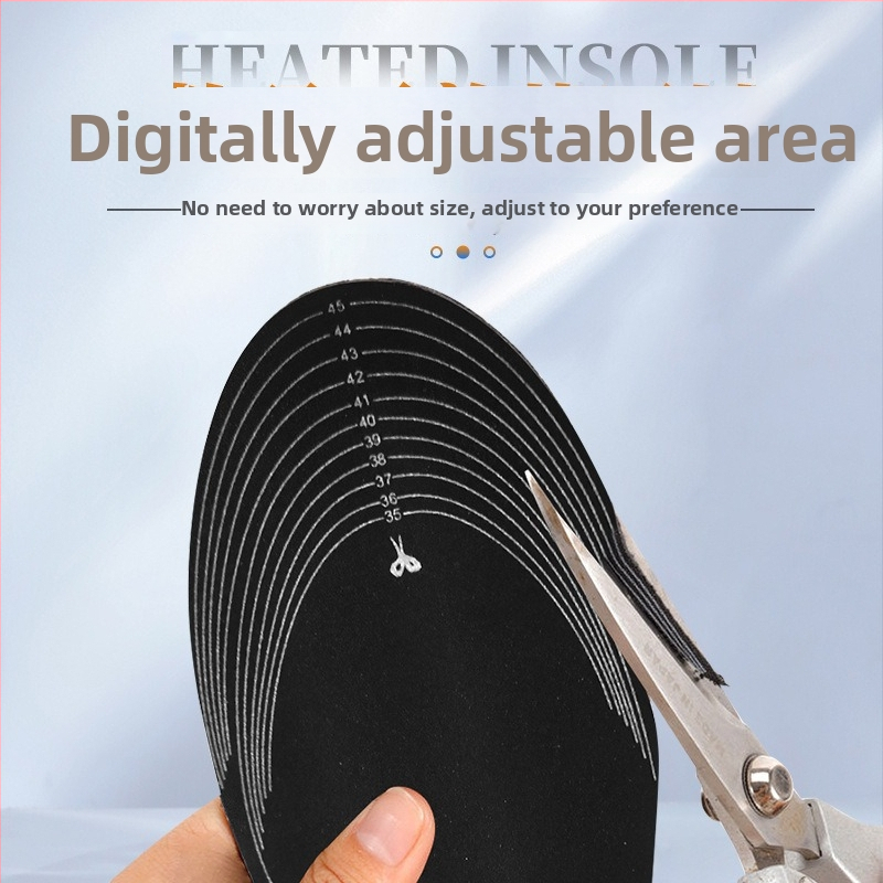 Електрически отопляващи EVA стелки за обувки, цялостна стелка, с възможност за рязане, унисекс, персонализируеми
