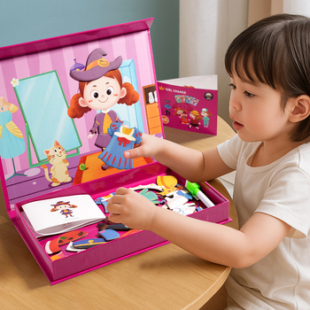 Drveni ravni puzzle — edukativna igračka za djecu 4–6 godina, Wooden Toy Tycoon