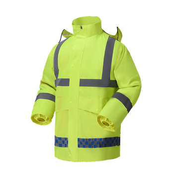 Διμερες σετ βροχής για ενήλικες με ανακλαστικές λωρίδες, κατάλληλο για μοτοσικλέτα και ηλεκτρικό όχημα; παχύ jacquard ύφασμα και PVC αδιάβροχο στρώμα, για 1 άτομο, εκτύπωση λογοτύπου