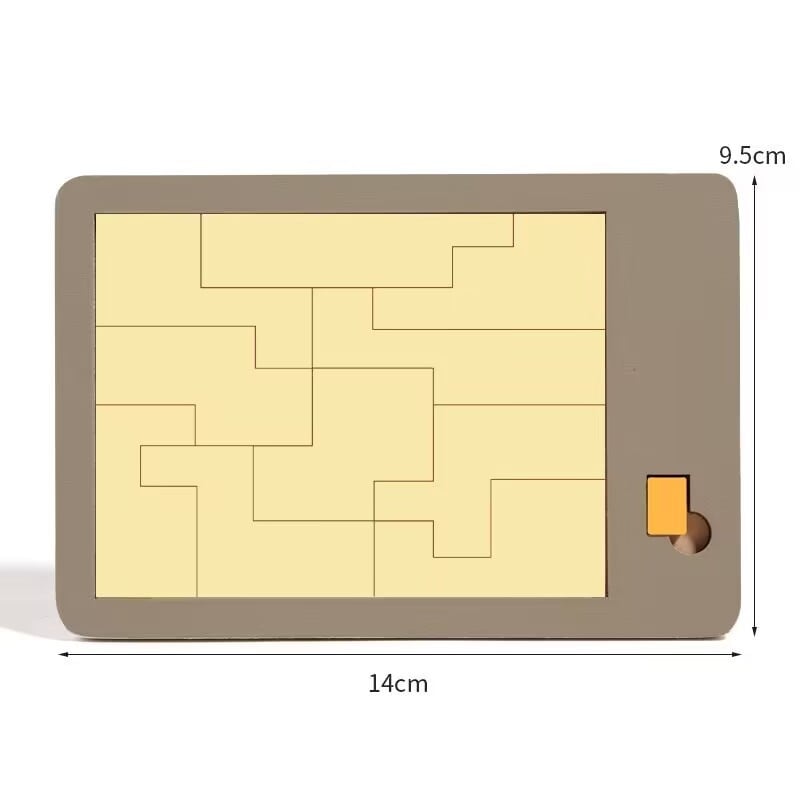 Drveni ravni puzzle za djecu – napredna težina, uzrast 4–6 godina