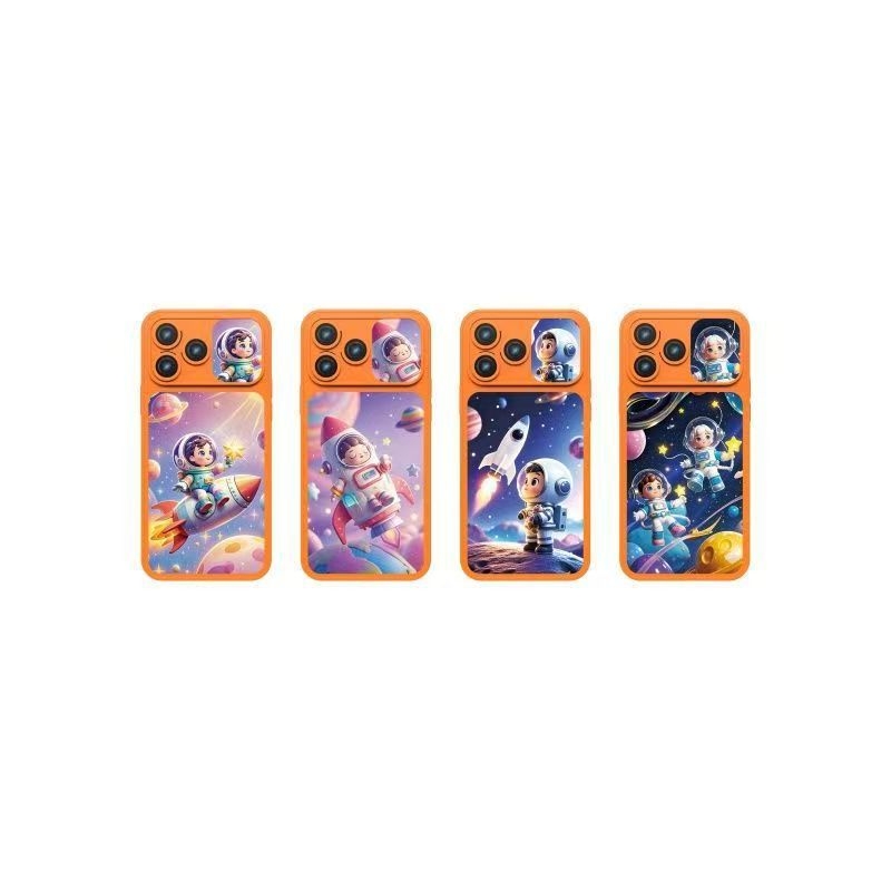 Mașină de povești pentru educație timpurie - Telefon jucărie electric, design inspirat de măr desenat, dezvoltă emoțiile, vederea și inteligența; funcționează cu baterii, pentru vârsta 7-14