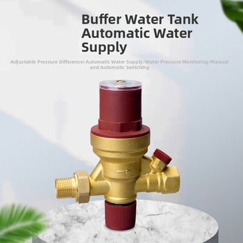 Automatický doplňovací ventil s vizuálnym nastavením pre centrálne klimatizácie a podlahové kúrenie, telo z medi / zliatiny medi, DN15, závit vonkajší/vnútorný, hydraulické ovládanie, jednostranný prietok